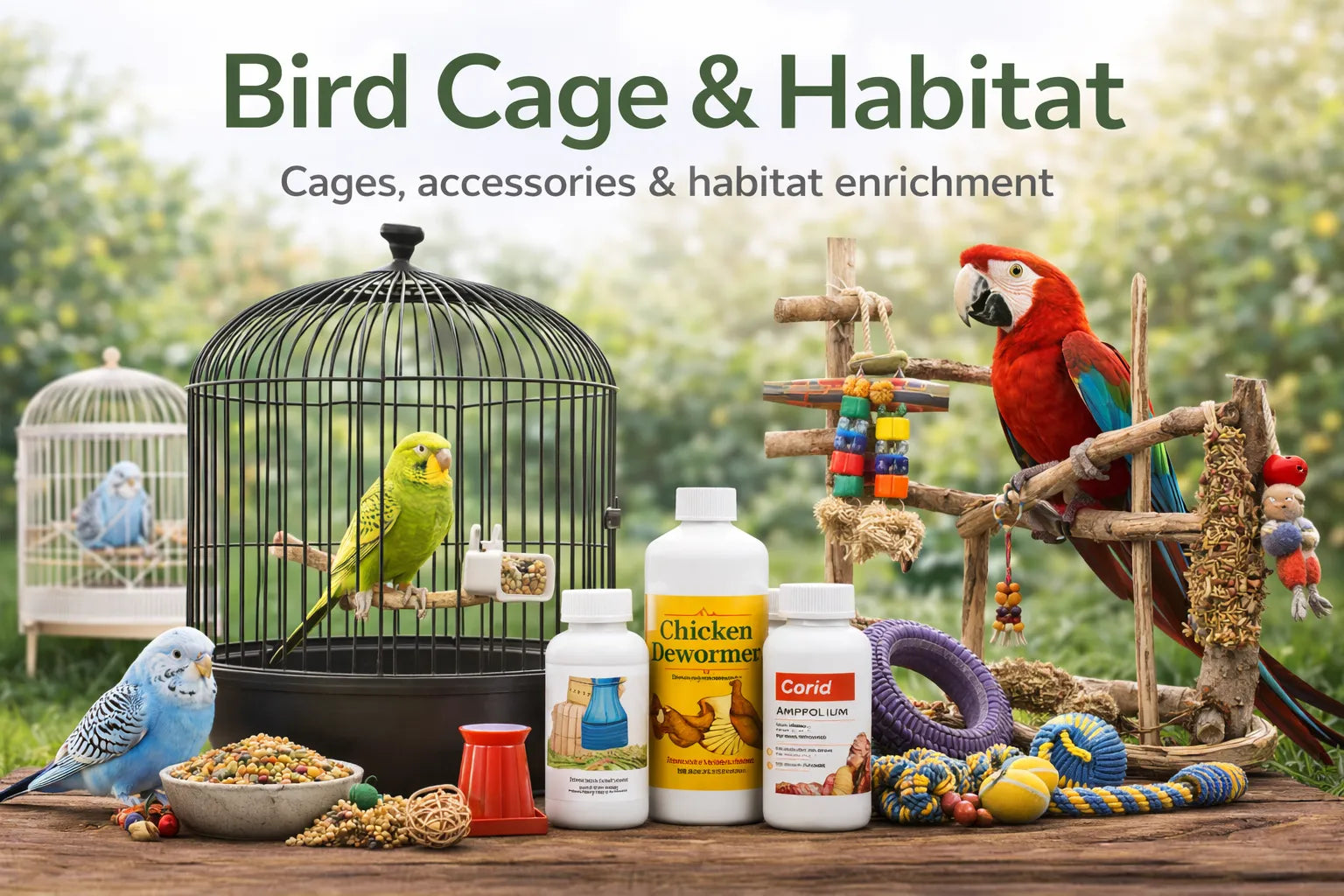 Bird Cage & Habitat