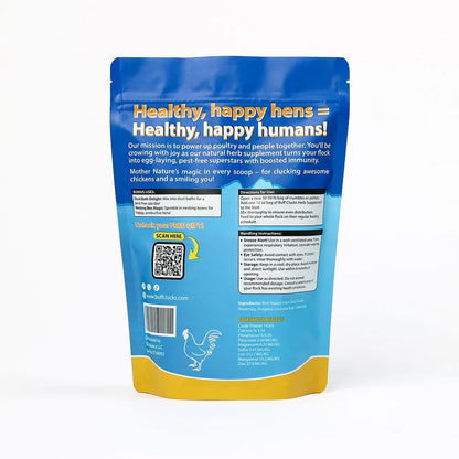 Buff Clucks Herb Supplement for Backyard Chickens