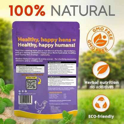 Buff Clucks AquaBoost Electrolytes & Probiotics for Chickens