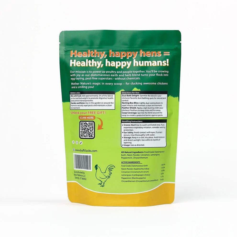 Buff Clucks CoopShield Herbal Pest Defense for Chickens