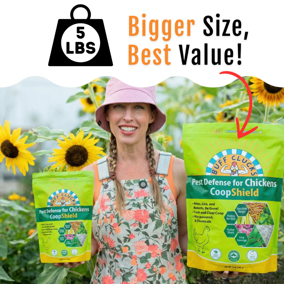 Buff Clucks CoopShield Herbal Pest Defense for Chickens
