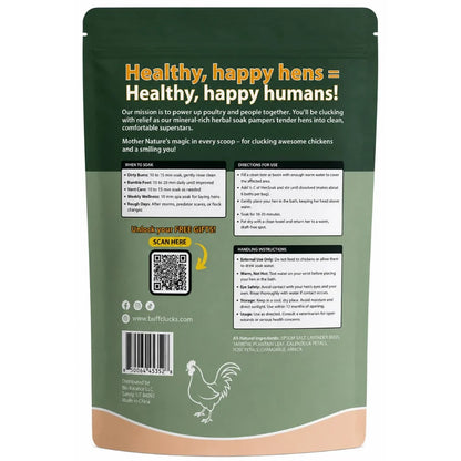 Buff Clucks HenSoak Herbal Healing Bath for Chickens – 15 oz