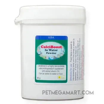 CalciBoost water soluble powder with vitamin D3 for Birds 80 gram size