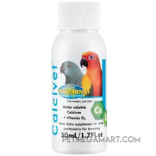 Calcivet 50ml liquid calcium supplement for birds