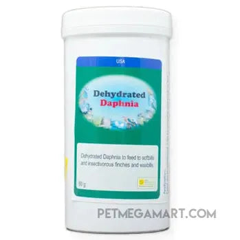 Dehydrated Daphnia for insect eating Birds 80 gram size