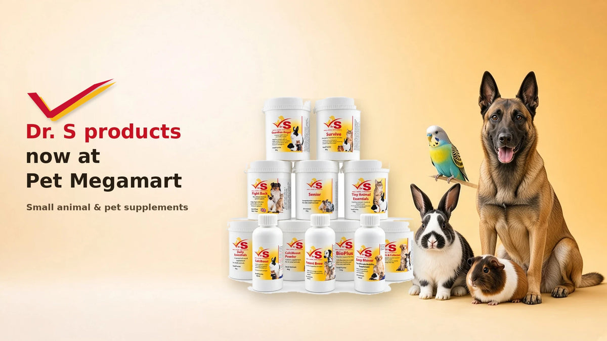 Dr. S products now at Pet Megamart