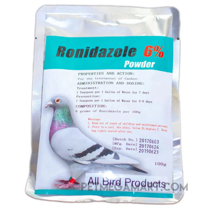 Ronidazole 6% Generic for birds