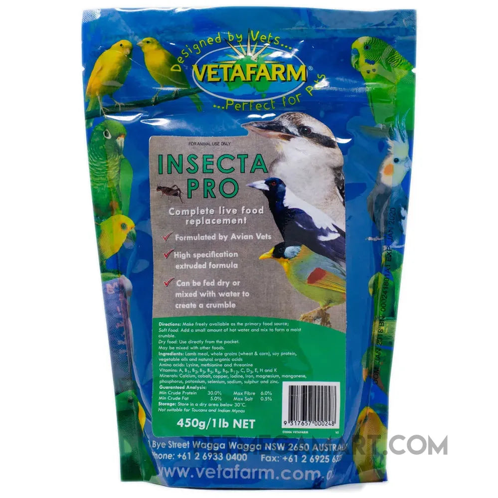 High protein food for insect eating birds