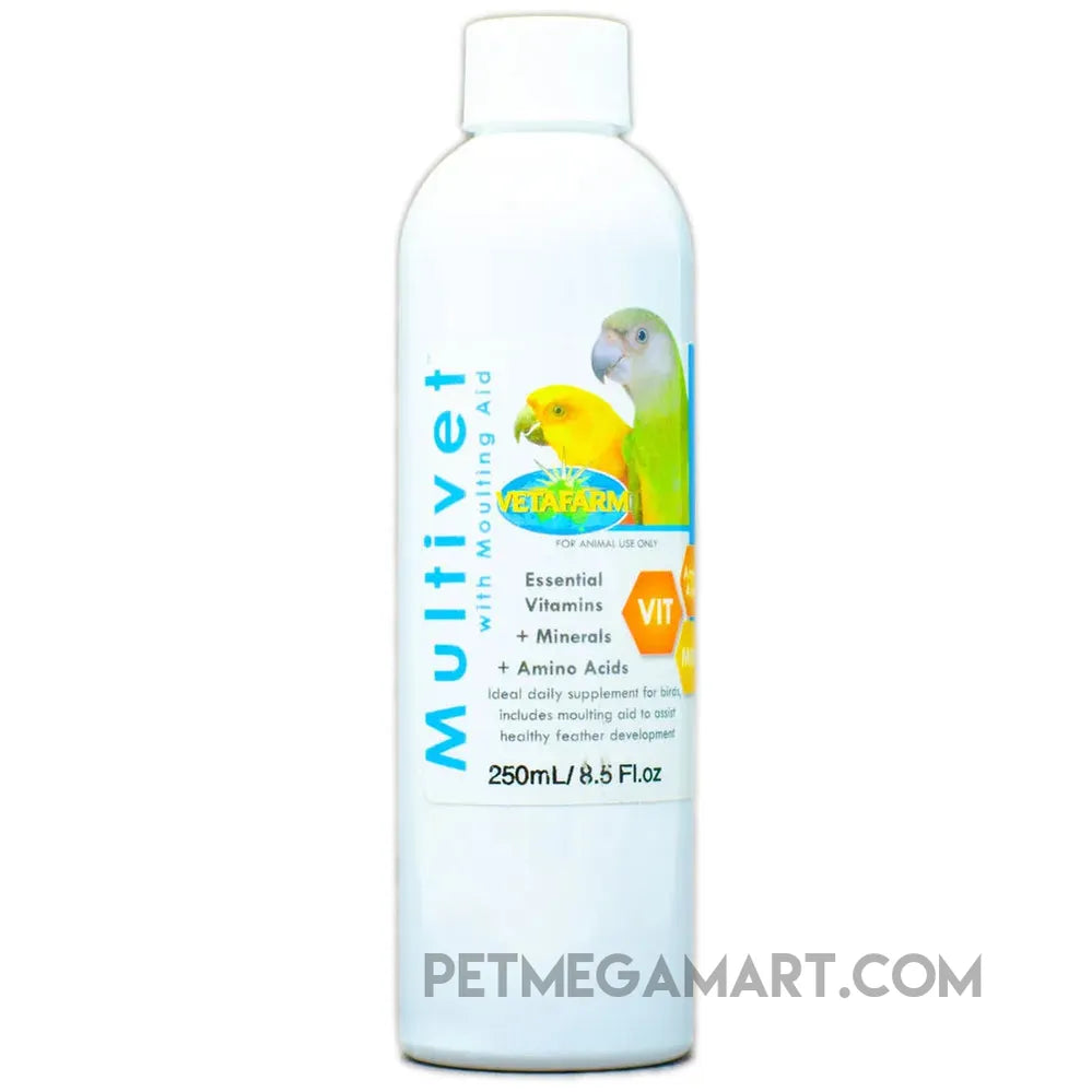 Multivet liquid vitamins for birds 250ml
