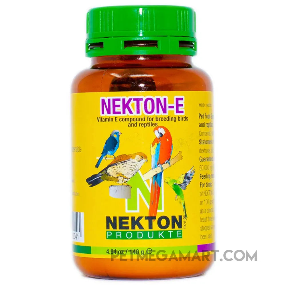 Vitamin E supplement for pets as aid to good health and increased fertility