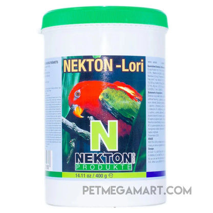 Complete diet for lories and hanging parakeets