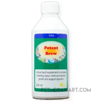 Potent Brew for Birds  Live liquid probiotic 250ml size