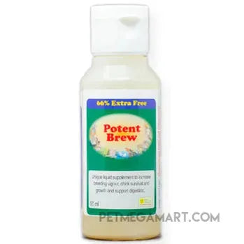Potent Brew for Birds  Live liquid probiotic 50ml size