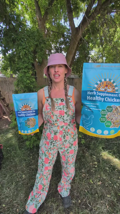 Buff Clucks Herb Supplement for Backyard Chickens