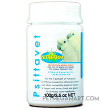 Psittavet for treatment of psittacosis, ornithosis, chlamydia in birds 100g