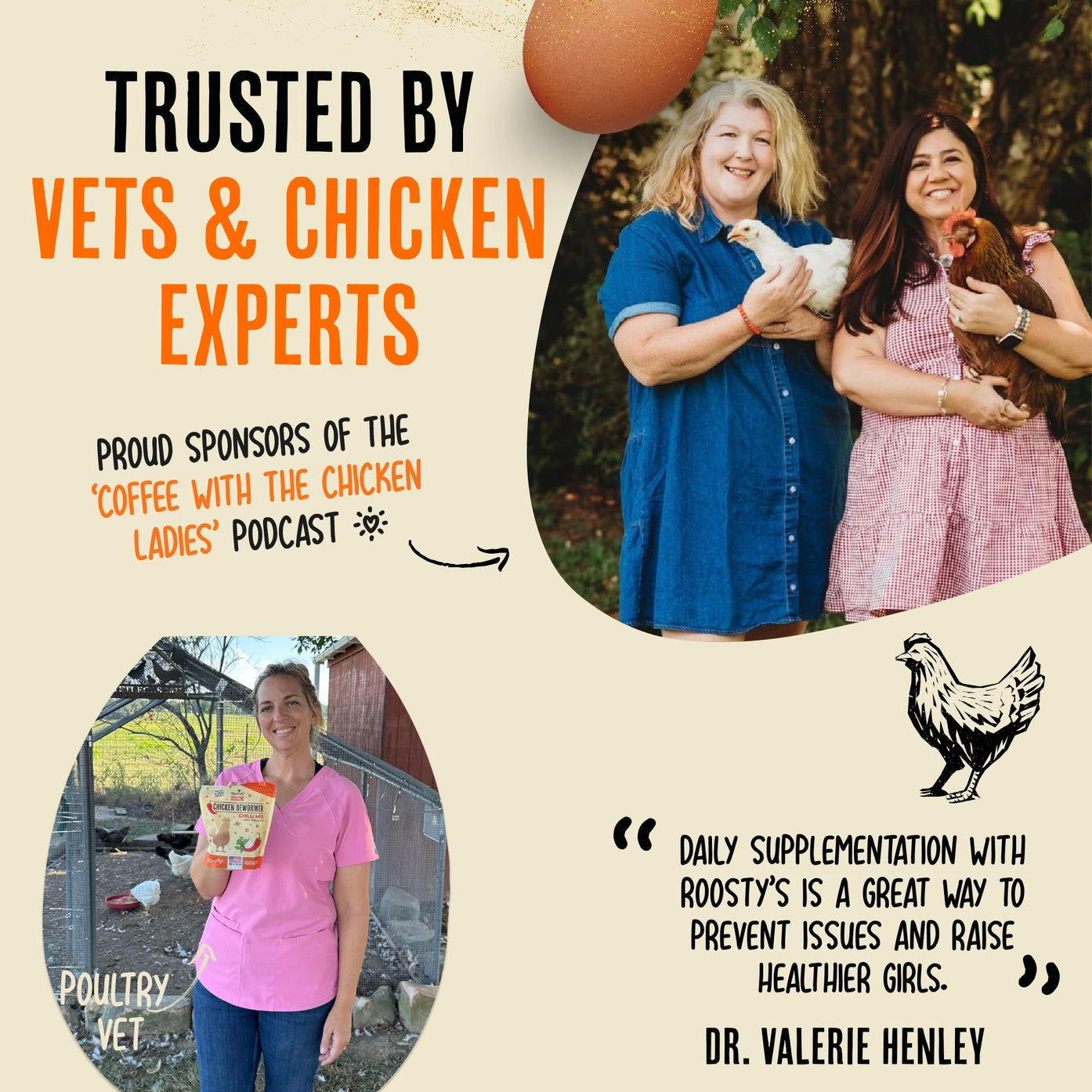 Roosty’s Gold Dust Daily Egg Booster for Chickens