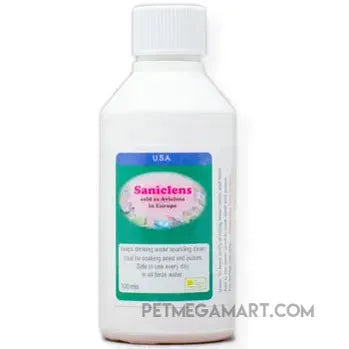 Saniclens for Birds help keep drinking water clean and free of bacteria 100ml size