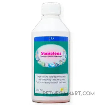 Saniclens for Birds help keep drinking water clean and free of bacteria 250ml size