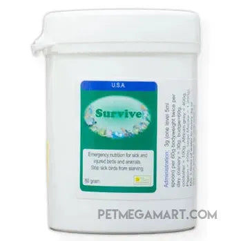 Survive emergency nutrition for sick and injured Birds 80 gram size