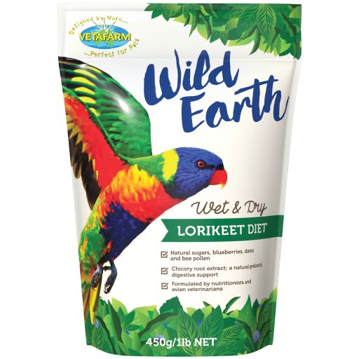 Vetafarm Wild Earth lorikeet diet 450g