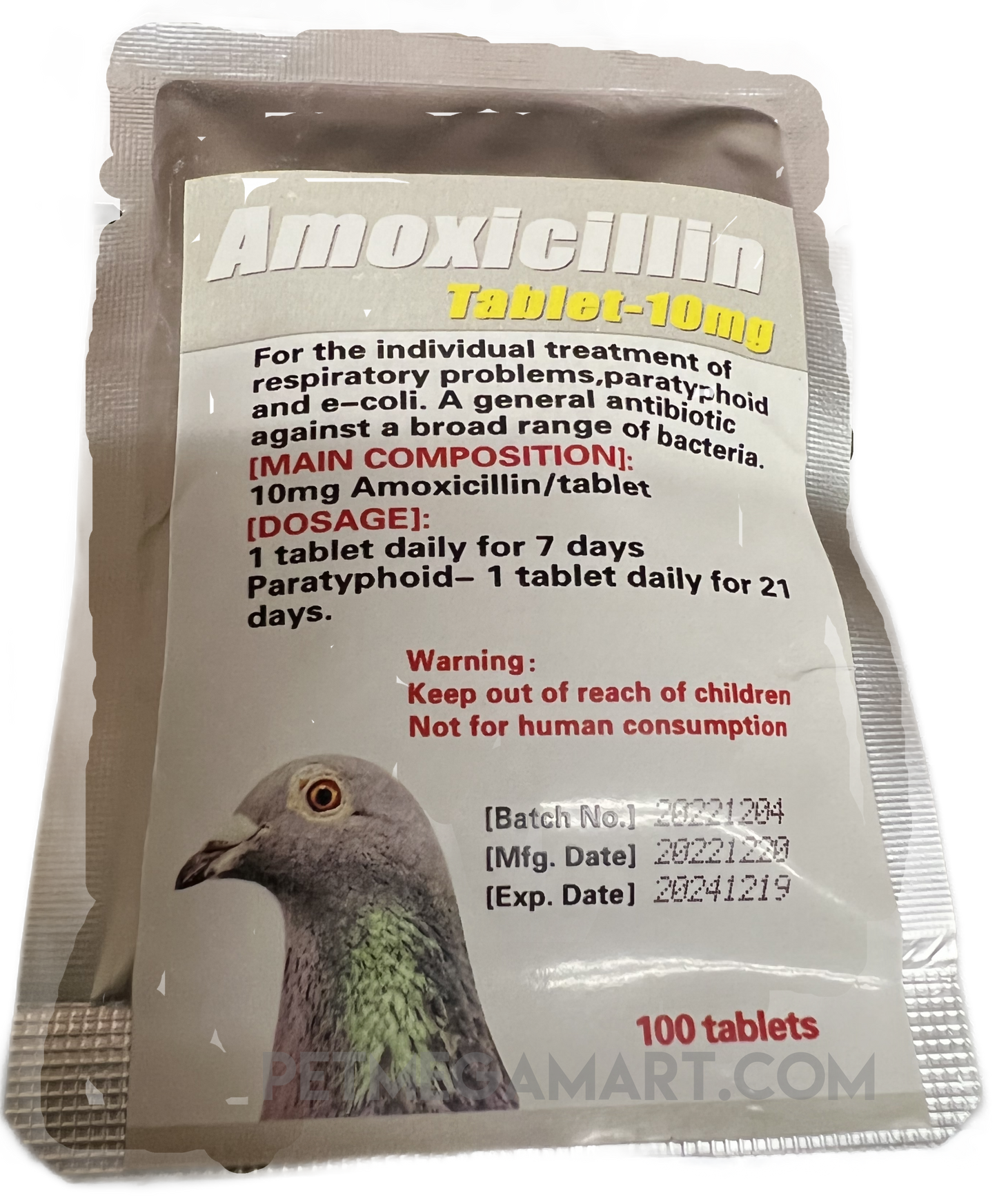 Amoxicillin 10% for Birds – Avian Antibiotic