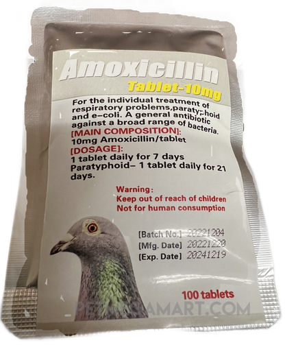 Amoxicillin 10% for Birds – Avian Antibiotic